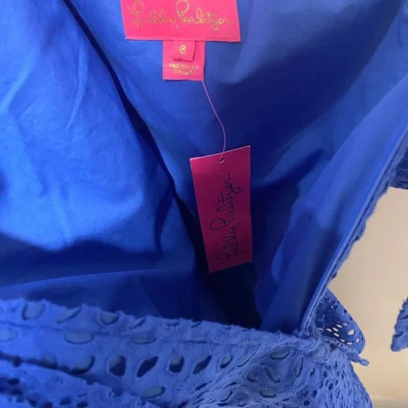 💫NWT Lily Pulitzer Josey blue dress - Picture 8 of 8